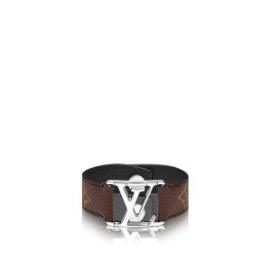 Louis Vuitton Prism Reversible Bracelet Monogram Eclipse Mini 14MM