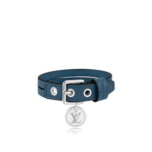 LOUIS VUITTON Monogram Eclipse LV Slim Bracelet 19 1215463