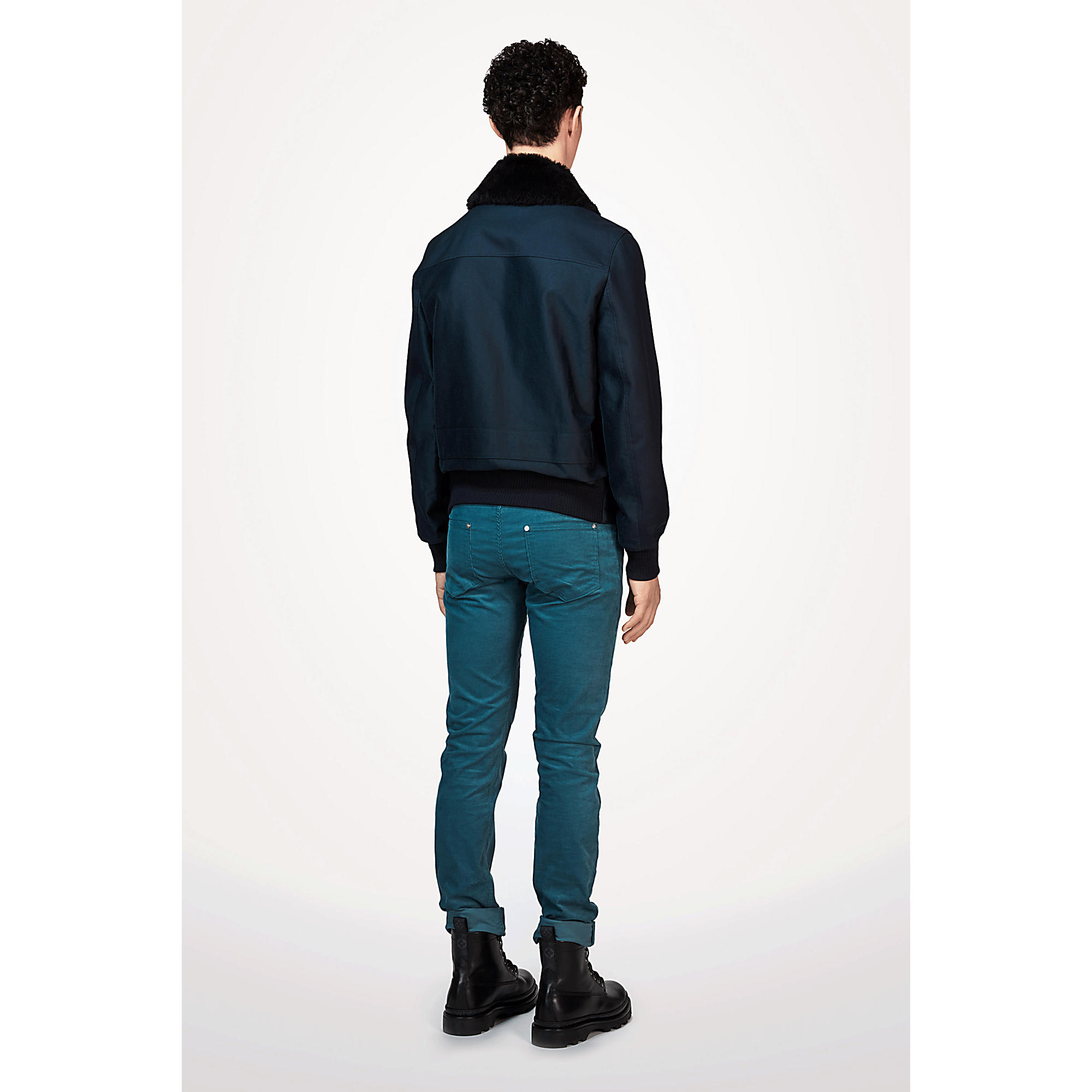 Army Blouson With Shearling Collar - Image 5