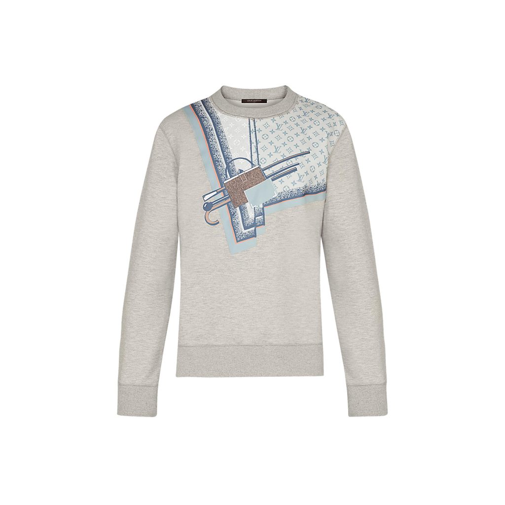 LASER CUT CANES CREWNECK Louis Vuitton Replica Store