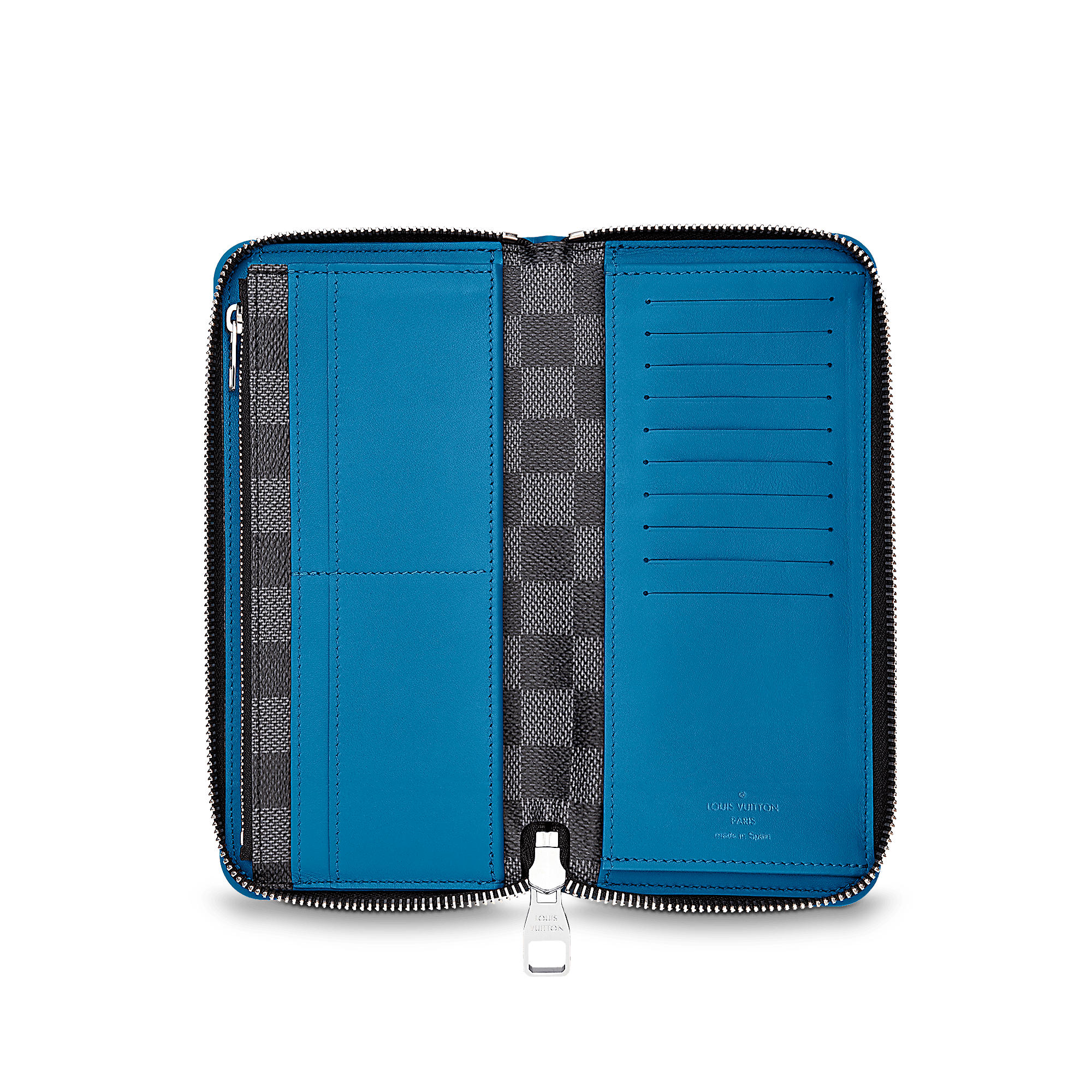 Zippy Wallet Vertical Damier Graphite Canvas - Image 2