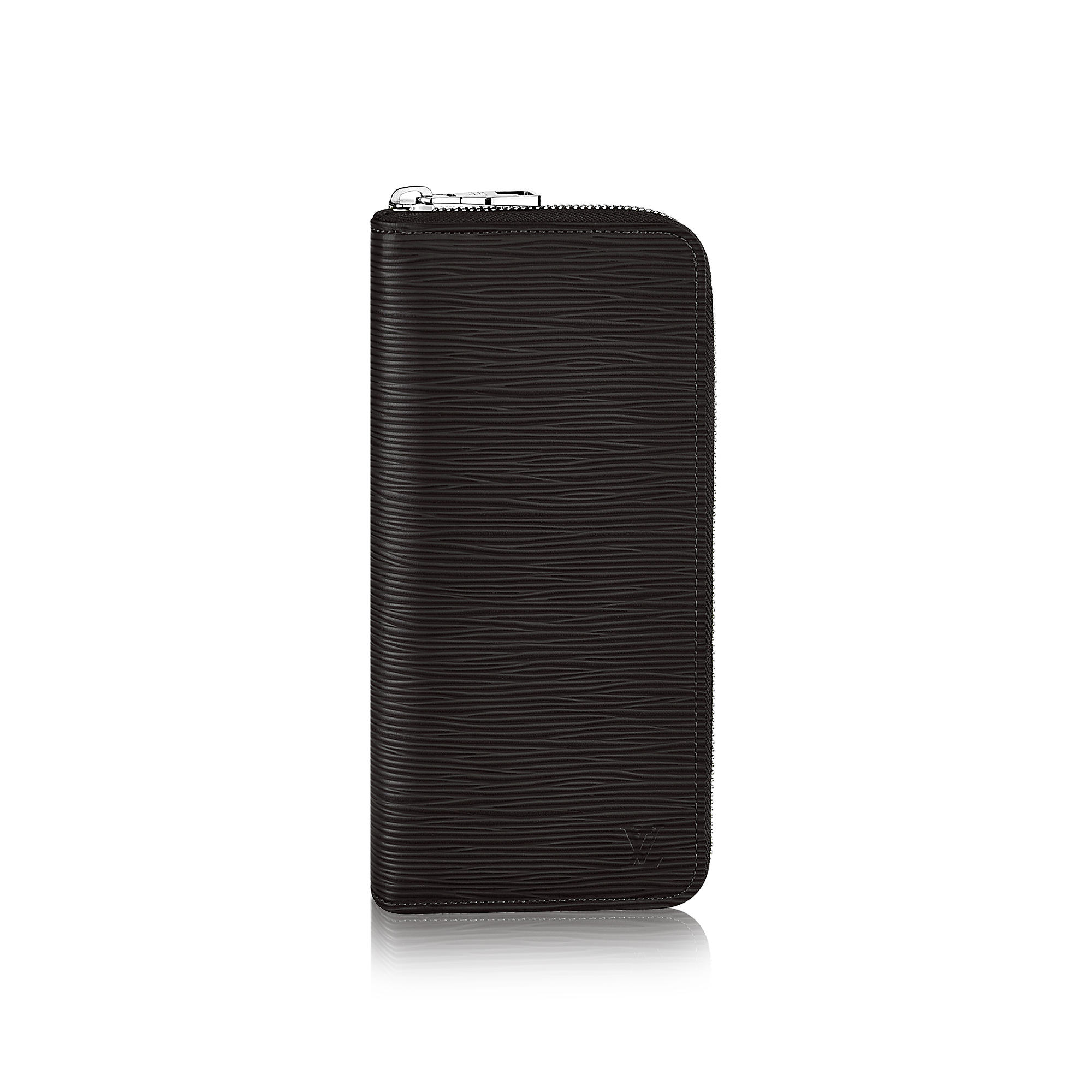 Zippy Wallet Vertical Noir