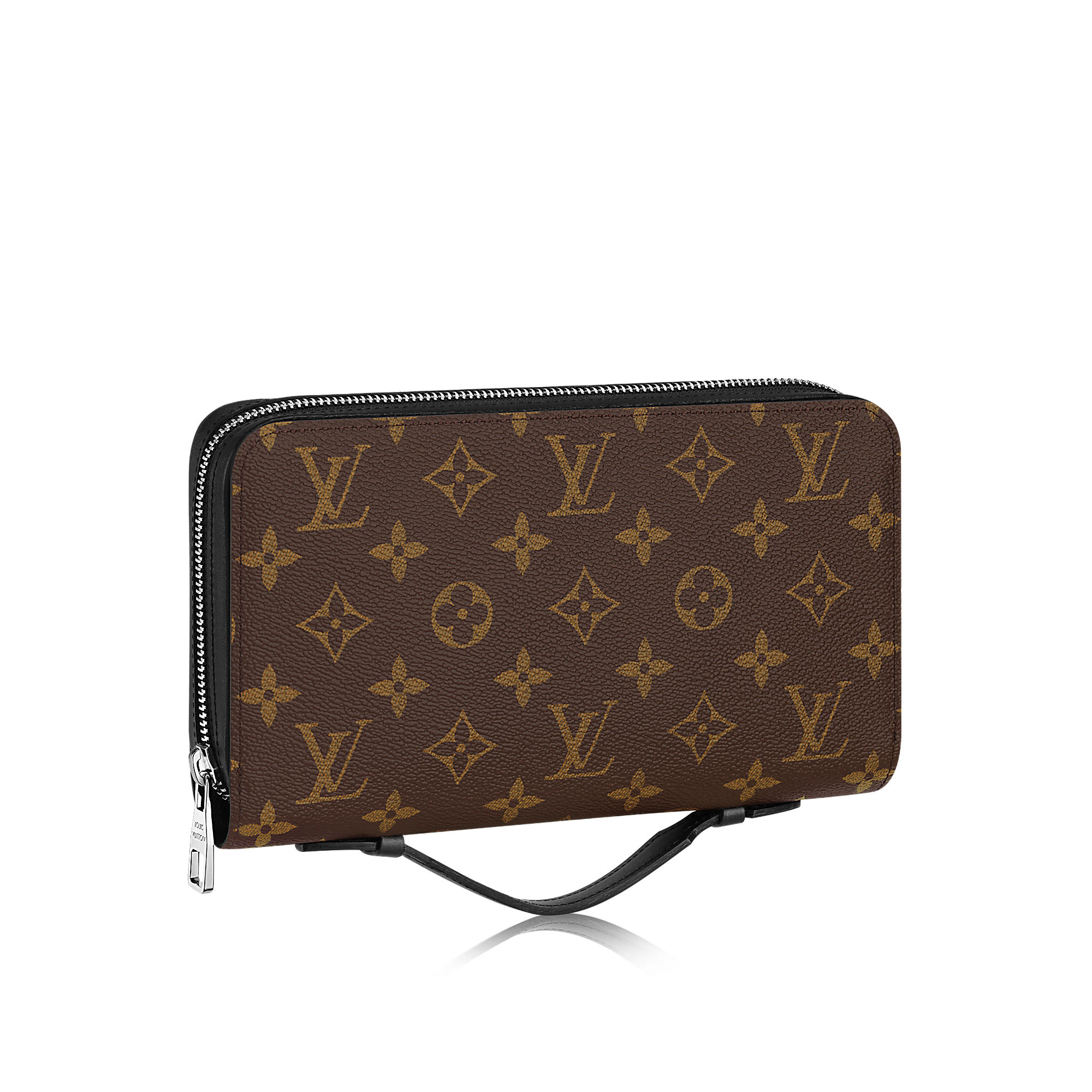Zippy XL Wallet Monogram Macassar Canvas