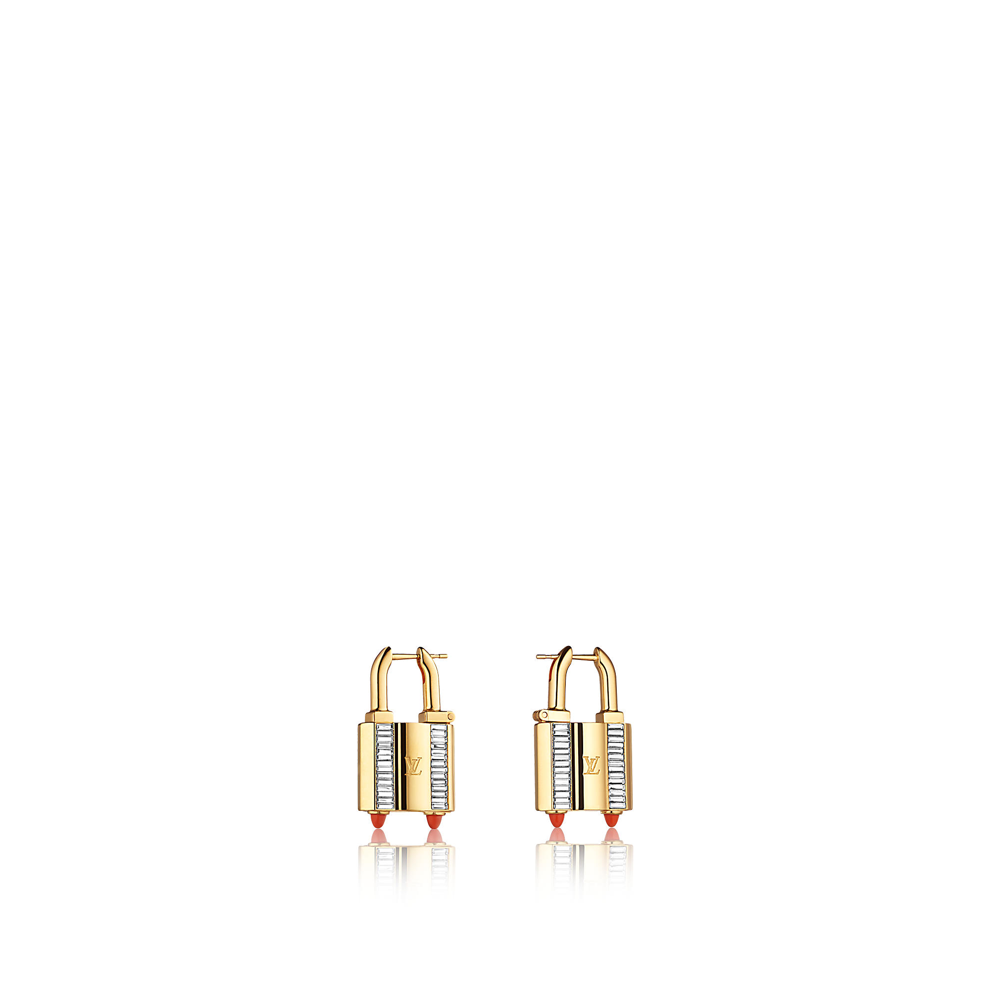 Louis Vuitton Padlock Earrings Replica