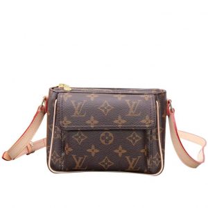 Louis Vuitton Monogram Viva Cite PM Shoulder Bag M51165 Brown